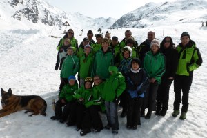 Die Sektion Rodeln des ASC Laas.